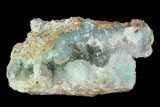 Quartz on Chrysocolla - Peru #98101-1